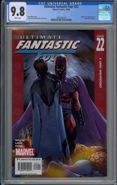 Cgc 9.8 Ultimate Fantastic Four #22 1St Appearance Marvel Zombies