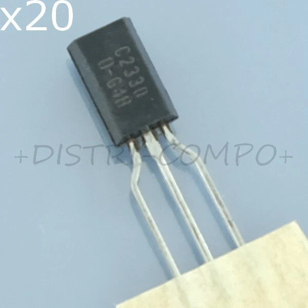 Lot De 20 Transistors NPN 2SC2330/KSC2330OTA 300V 100mA TO-92 ONS RoHS - Neufs