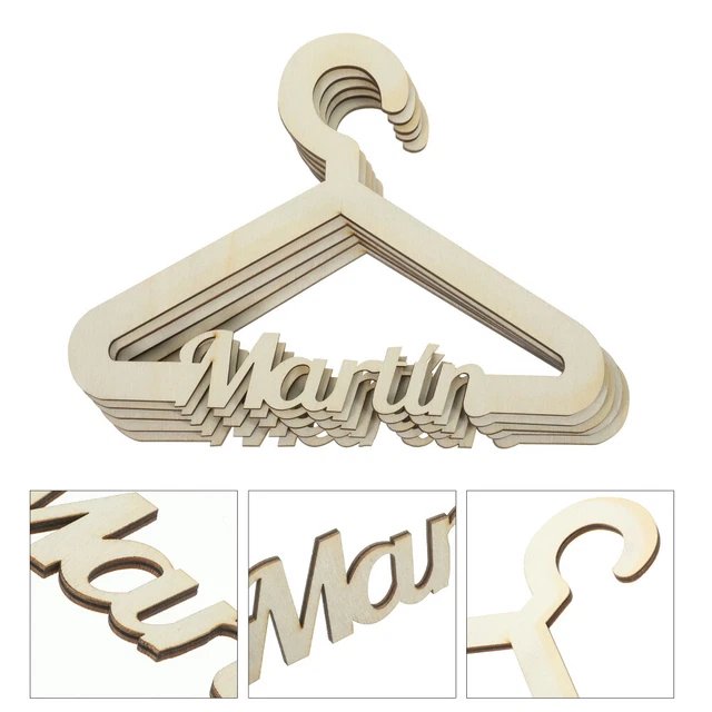 5 Pcs Appendiabiti Legno Armadio Neonato Bambino Che Fa Primi Passi
