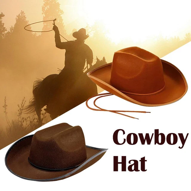 Western Cowboy Hat Outdoor Wide Brim Cowboy Beach Travel B6N7 V8C9 Hat P6K1
