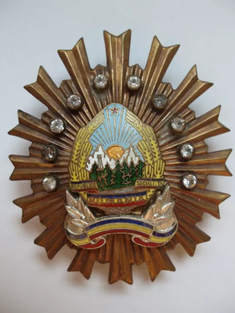 Rumänien – Medaille Orden Der Sicherheit 3. Klasse (Bronze) Für Offiziere,...