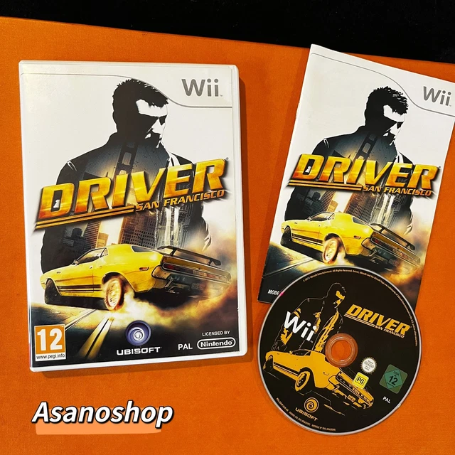 Jeu Vidéo DRIVER SAN FRANCISCO - Pour Nintendo Wii, Version Française Complète (Bon état)