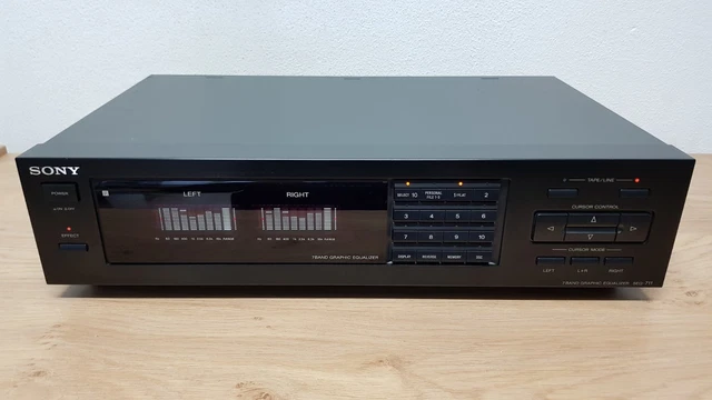 Égaliseur graphique stéréo SONY SEQ 11 Vintage 1981 Travail haut de ga – TechnoGold Audio & Vintage