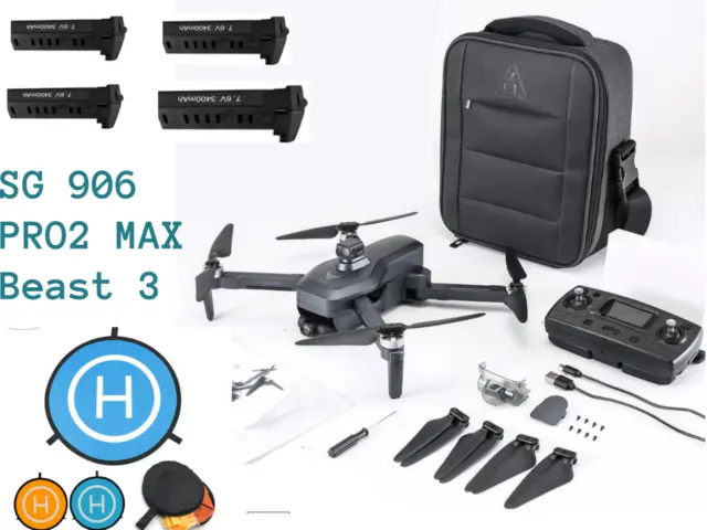 SG906 PRO MAX Beast-3 Drone Laser Obstacle Avoidance 5G WiFi FPV RC Quadcopter