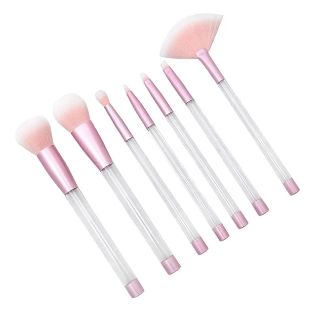 7 pz pennelli trucco da donna pennello in polvere kit pennello rosso signorina settore