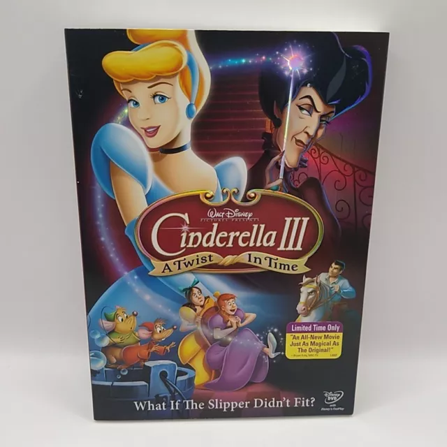 Cinderella III: A Twist in Time (DVD, 2007) Brand New Sealed w/ Slip Cover