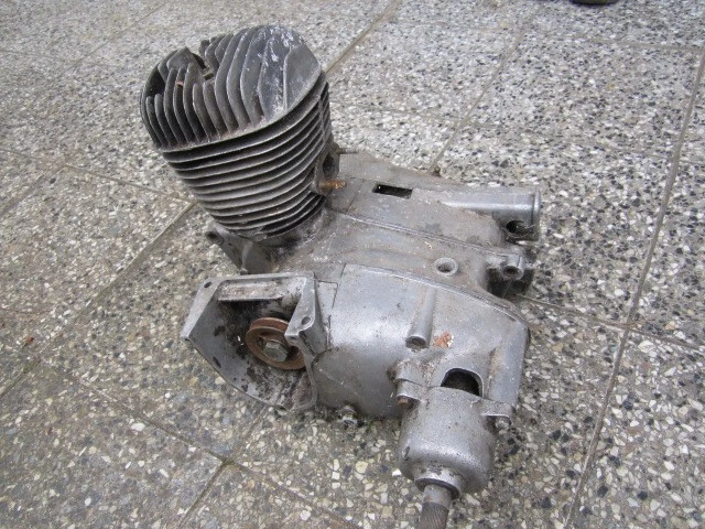 Oldtimer-Motorrad Der DDR MZ TS 150, Hessen, Deutschland, Europa