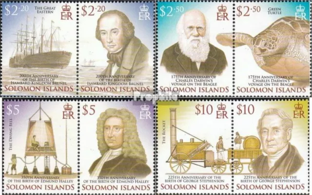 Solomon islands 1292-1299 Couples mint/MNH 2006 Discoveries and Inventions