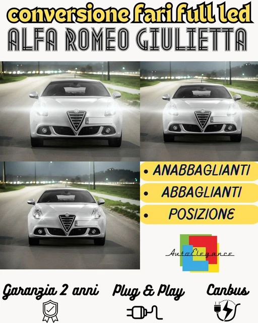 KIT Lampade FULL LED H7 PER MASERATI QUATTROPORTE V Fari ANABBAGLIANTI Canbus A Gradazione Regolabil I67393 - Foto 6