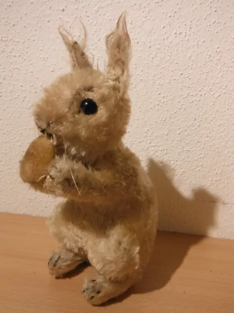 Altes Stofftier Eichhörnchen 17cm (Steiff??)