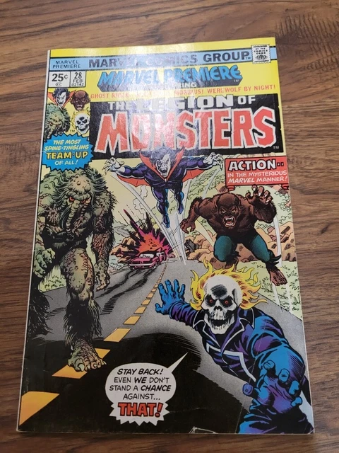 Marvel premiere #28 and The Man Thing #2 comic book lot Plus two free comics