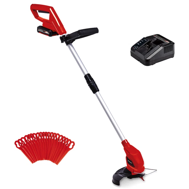 EINHELL CORDLESS STRIMMER 24cm Power XChange 18V With Battery Charger