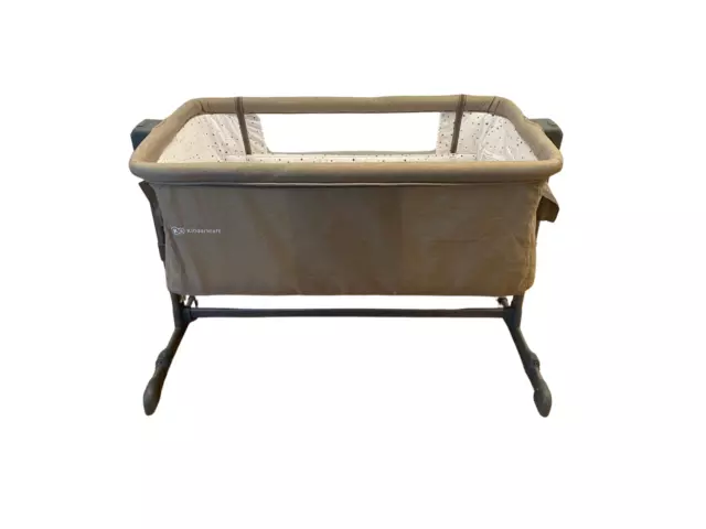 Kinderkraft Beistellbett NESTE UP Babybett Kinderbett Reisebett Beige