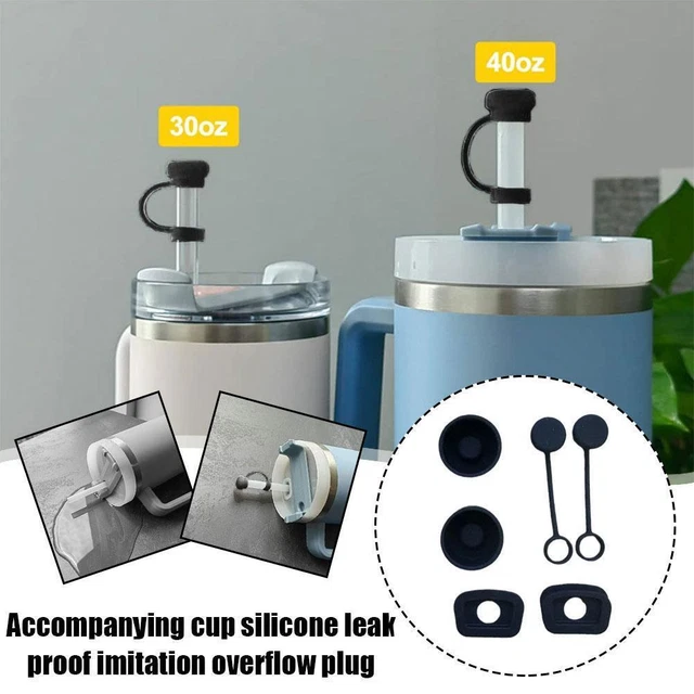Tappi antiversamento in silicone compatibili per tazza da 40 once/tumbler 30 oz 3/6 pz n5e4