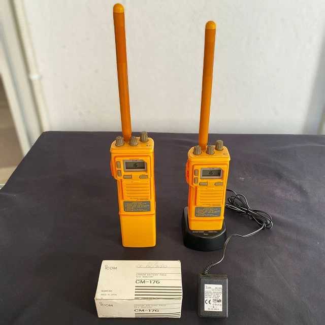 VHF Icom IC-M37E - 6 W IPX7 flottante