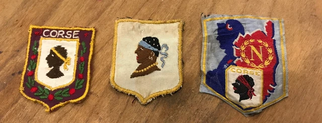 Patch Tissu Napoléon Corse - Insigne Vintage - Made In France