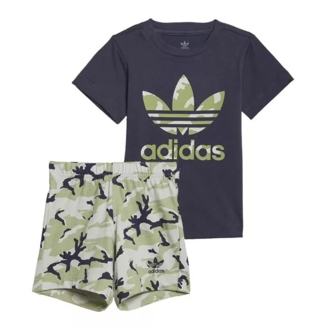 Boys adidas Originals Infant Camo Shorts And Tee Set girls