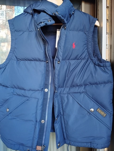 Polo Ralph Lauren worth Navy Elmwood Down Vest Waistcoat Gilet B NMT size M