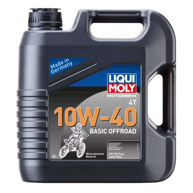 Motoröl LIQUI MOLY 3062 Motorbike 4T 10W-40 Basic Offroad 4 Takt ua Enduro 4L