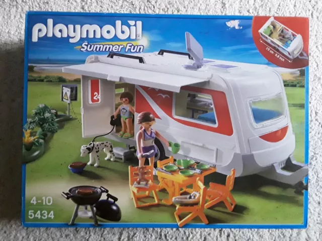 Les Playmobil en vacances ! Une caravane et ses habitants de 1977 ! Vintage  et amusant - Loulou et Gaga