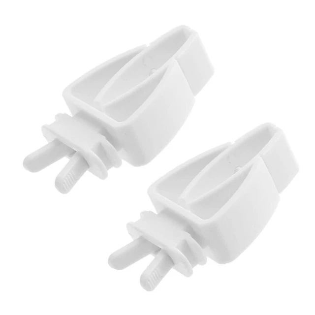Clip de comida para pájaros alimentador de loros 2 piezas 50*30*15 mm fácil limpieza fácil de usar lavable blanco
