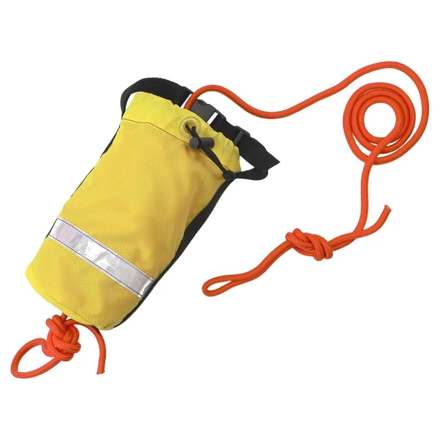 Rescue Throw Bag with 52ft Length of Rope Throw Bag with Rope for Water Sports