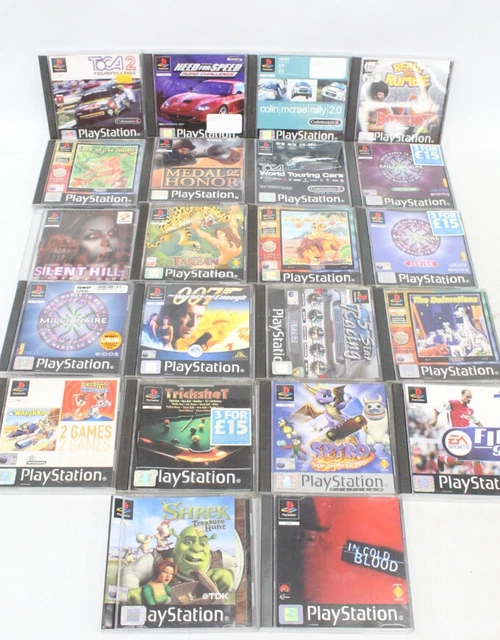 22 x PlayStation 1 PS1 Cased Games Inc SILENT HILL Playable Demo - K22