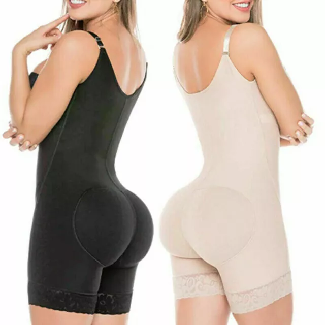 Women's Seamless Body Shaper Full Firm Tummy Control Slimming Bodysuit  Shapewear 