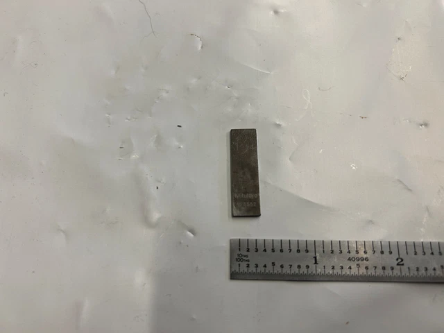 1.14mm Mitutoyo Steel Rectangular Gauge Gage Block
