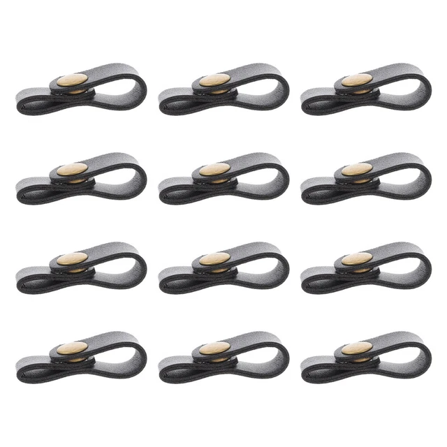 24 Pcs Kabel Halter Leder Schnur Krawatte Kabel Bindung Strap
