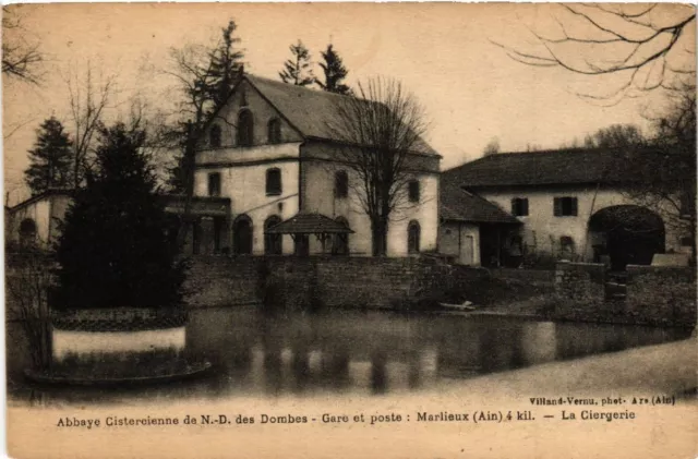 CPA AK Abbaye Cistercienne de N D. des Dombes MARLIEUX 4km. (485415)