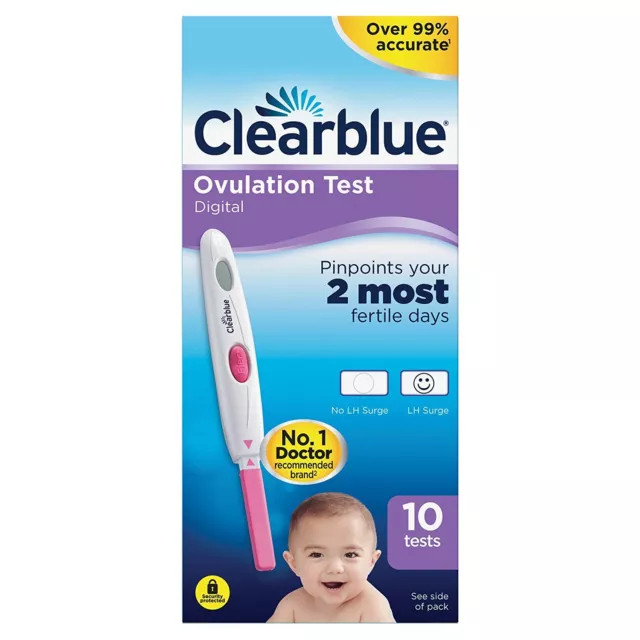 Test D'ovulation Digital - 10 Tests - CLEARBLUE
