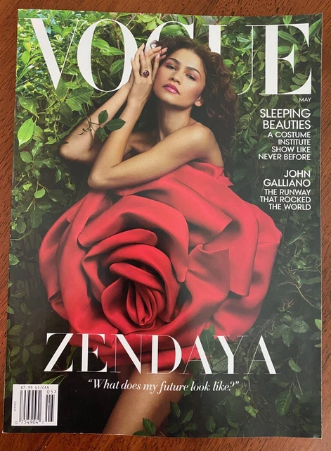 VOGUE MAGAZINE - MAY 2024 - ZENDAYA Cover - Fashion, JOHN GALLIANO ...