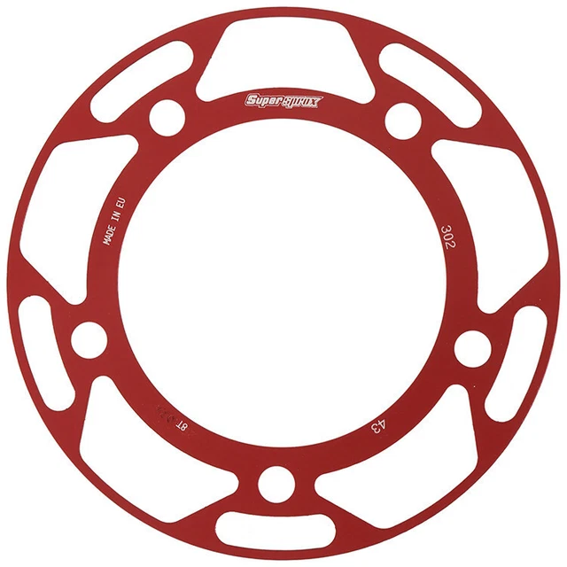Supersprox Edge Sprocket Disk 43 Red RACD-302-43-RED