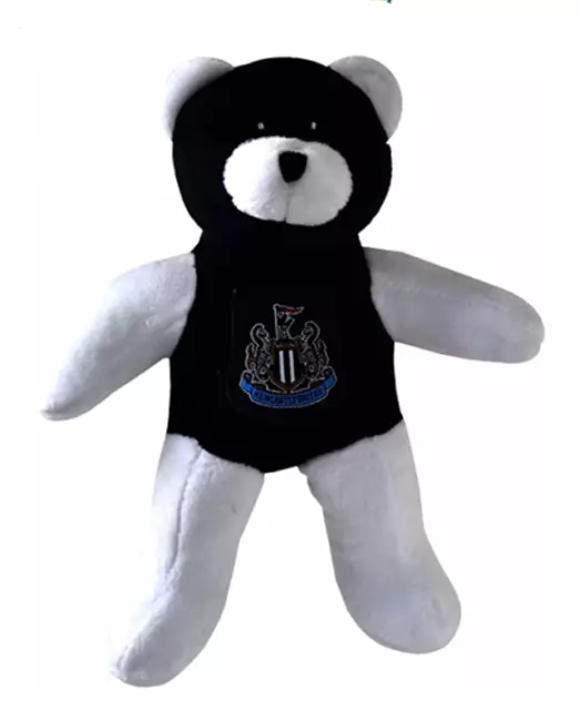 Newcastle United FC Official Mini Plush Football Crest Teddy Bear