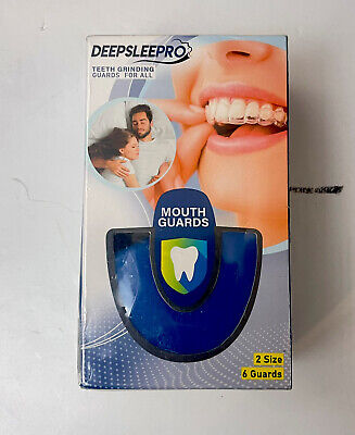 Protectores de rechinar de dientes/atletismo Deepsleepro para los paquetes de 6/2 tamaños