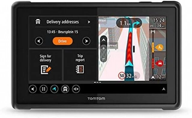 "TomTom Bridge Europe Connected Truck [7", Europa, a vita] nero - BUONO