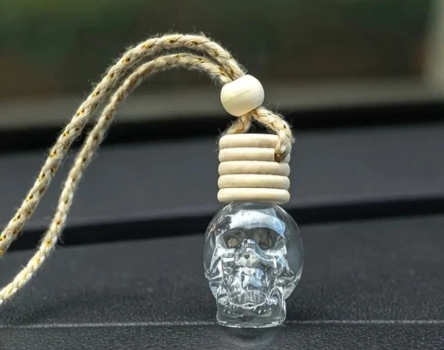 CAR DIFFUSER, SKULL, BLACK ICE, air freshener, free shipping 8.50