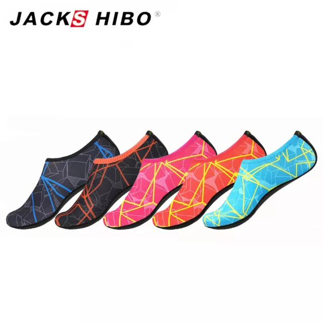 Womens Mens Water Shoes Aqua Socks Ladies Beach Swim Wetsuit Shoes Non Slip UK