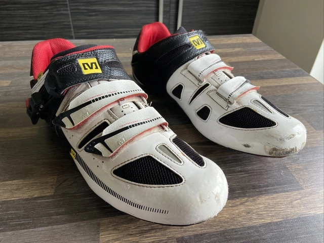 Mavic Road Radschuhe Carbon Composite Gr. UK12 Euro47 1/2 3 Bolt Road 2