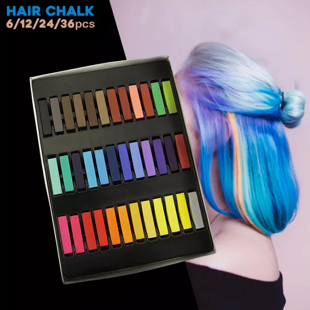 Haarkreide temporär Haarfärbemittel Farbe Pastell Salon Kits Party Fans Cosplay Set