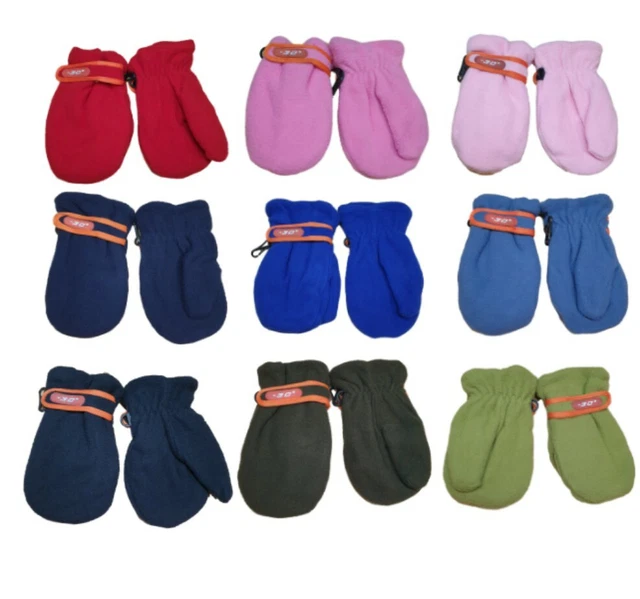 Girls Boys Unisex Children Kids Winter Extra Warm Mittens Gloves 6-7 Years