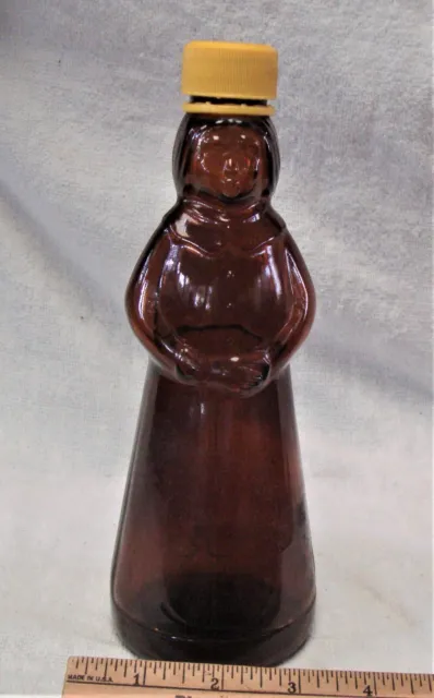 Vintage Mrs. Butterworth's Glass Bottle - Plastic Cap
