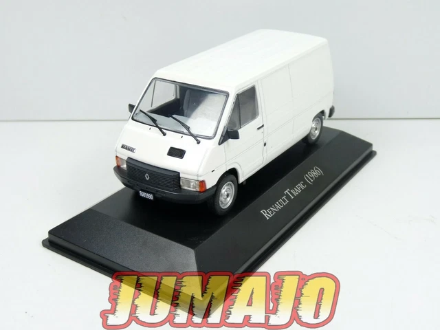 AQV19 Voiture 1/43 SALVAT Inolvidables 80/90 RENAULT Trafic 1986 tôlé blanc L1H1