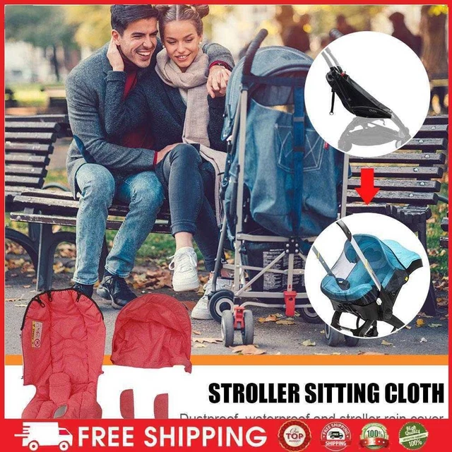 Cubierta para sombrilla con dosel para cochecito de asiento de coche 4 en 1 para Doona FooFoo (rosa)