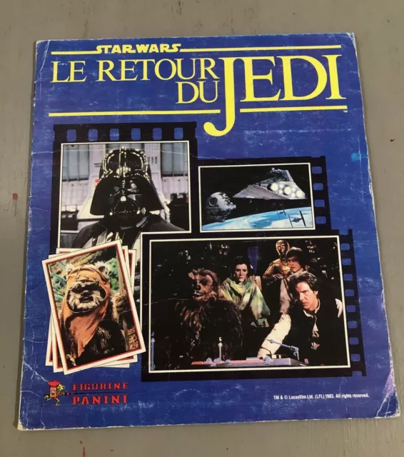 Album Panini Star Wars Le Retour du Jedi 1983 / Complet