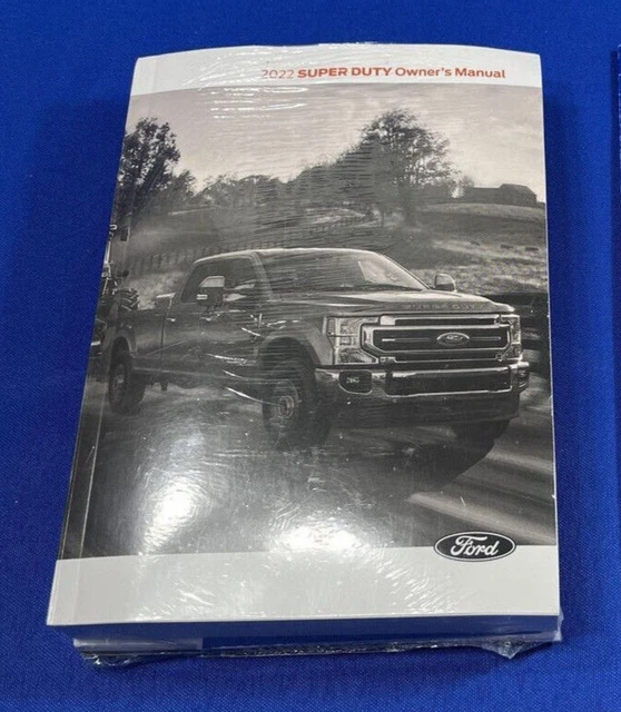 2022 FORD SUPER Duty F250 F350 F450 F550 Diesel Owners Manual New