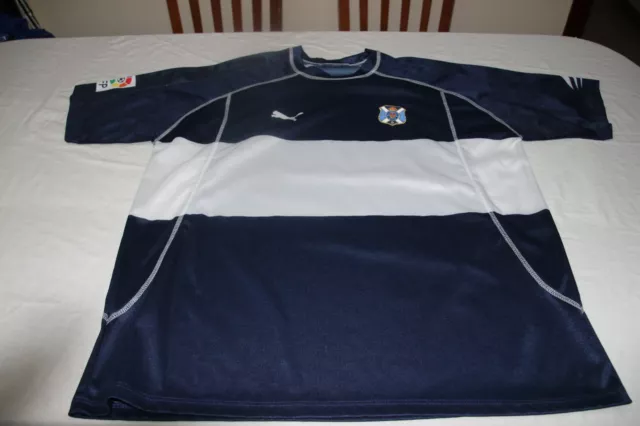 Maillot Football Officiel Vintage c. D Tenerife 2003-04 Marque Puma Taille L