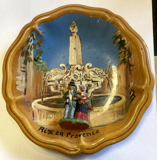 Antigua Plato Aix En Provenza Galería, Gaston de Saporta Vintage