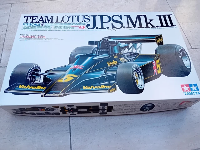TEAM LOTUS J.P.S. Mk.III F-1 Bausatz von Tamiya 1:12 Big Scale #12022 ...